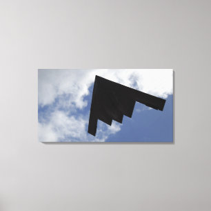 En ande B-2 i flyg Canvastryck