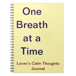 En andedräkt i taget - miniatyranteckningsbok anteckningsbok