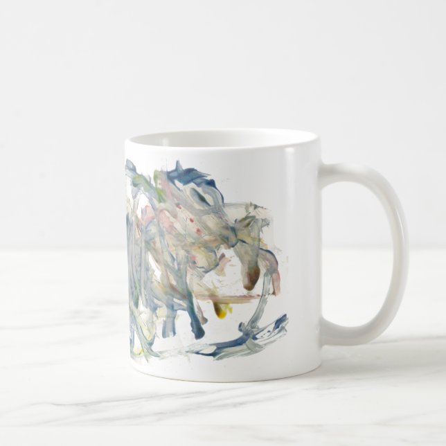 En andehäst genom tiderna av Sarah Rose Mug Kaffemugg (Höger)