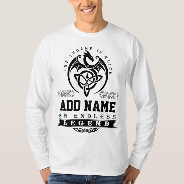 EN ÄNDLÖS LEGEND T SHIRT (Framsida)