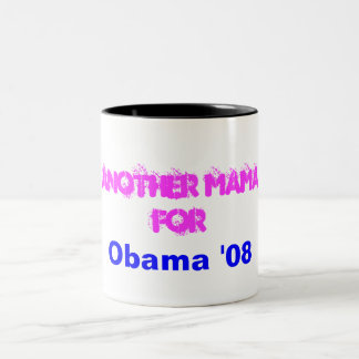 En andra mammor, för, Obama '08 Två-Tonad Mugg