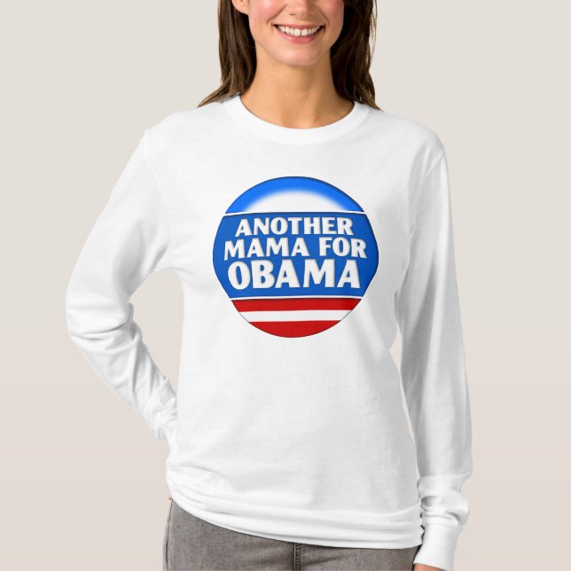 En andra mammor för Obama Tee (Framsida)