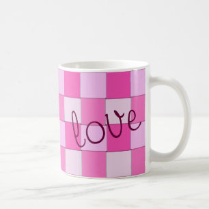En andra vävde dagrosor med kärlek kaffemugg