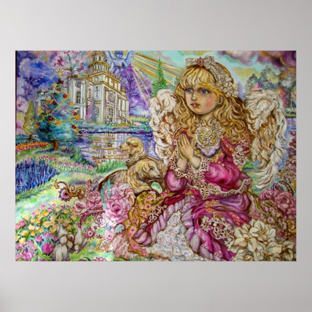 En ängel för att be. poster (Framsidan)