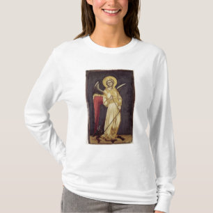 En ängel med en demon på en kedja t shirt