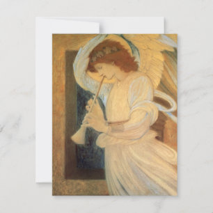En ängel som spelar en flaggeolet av Burne Jones