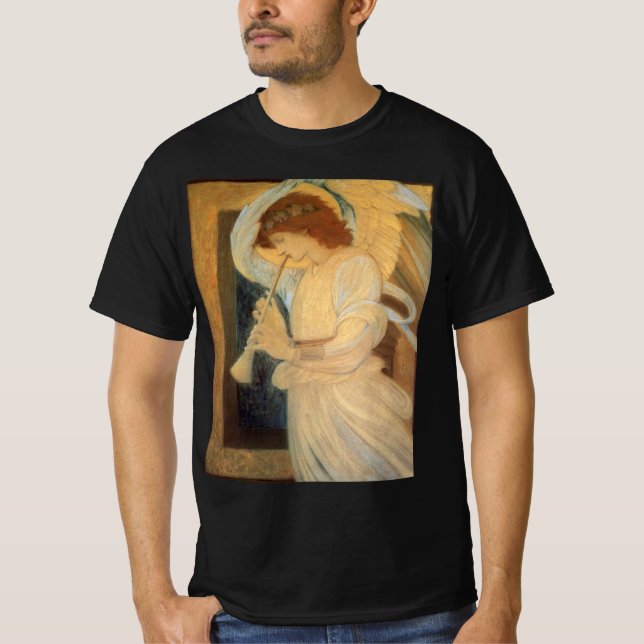En ängel spelar flageolett av Burne Jones Tröja (Framsida)