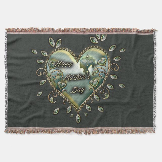 En aning elegans: Lycklig Mors dag. Filt (Framsidan)