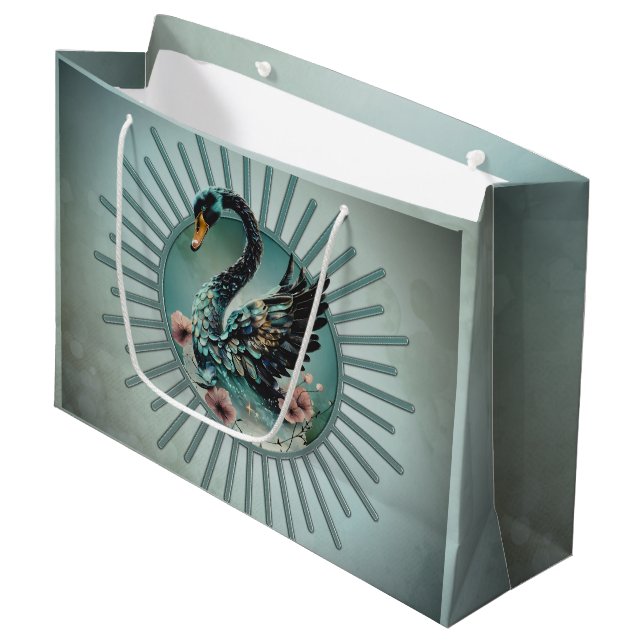 En aning fantasi och elegans, svan i drömmen (Framsidan Vinklad)