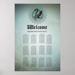 En aning fantasi och elegans, svan i drömmen poster