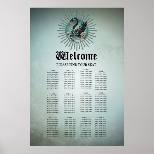 En aning fantasi och elegans, svan i drömmen poster (Framsidan)