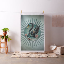 En aning fantasi och elegans, svan i drömmen tyg