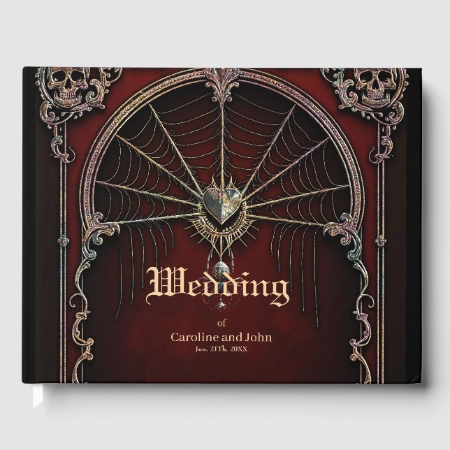 En aning gotisk magi. gästböcker (Framsida)