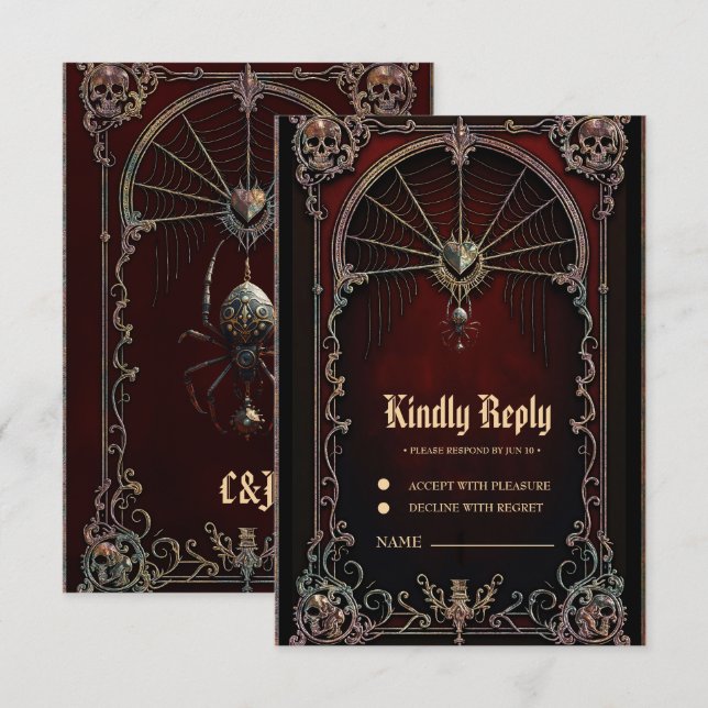 En aning gotisk magi. OSA kort (Fram/baksida)