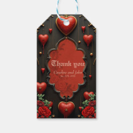 En aning gotiska, hjärtan och evig anslutning. presentetikett