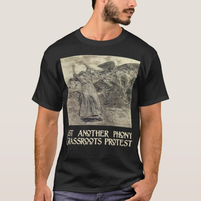 En annan bluff- gräsrotprotest t-shirt (Framsida)