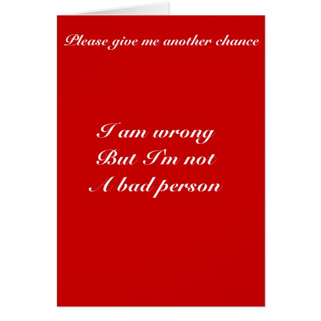 En annan chans OBS kort (Framsidan)