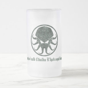 en annan cthulhumugg frostat ölglas