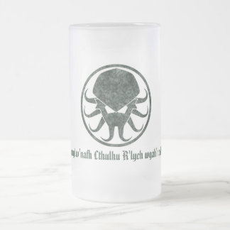 en annan cthulhumugg frostat ölglas