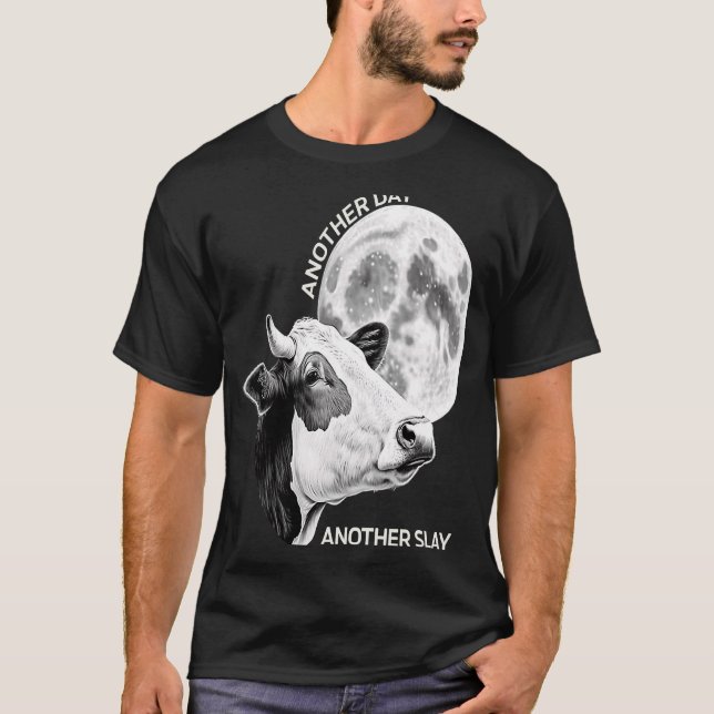 En annan dag är det motbjudande offret för Måne T Shirt (Framsida)