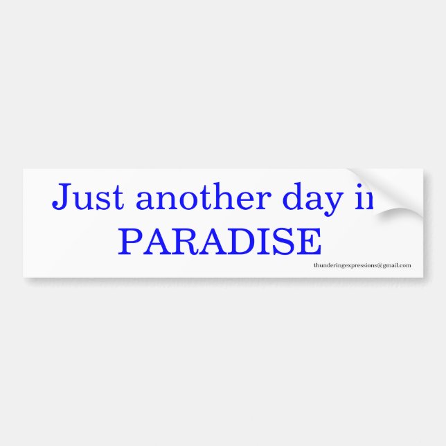 En annan dag bildekal (Framsidan)