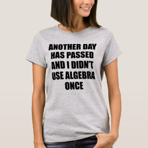 EN ANNAN DAG HAR PASSERAT, OCH JAG ANVÄNDE INTE T SHIRT