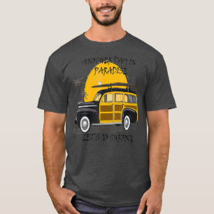 En annan dag i Paradise hotrodHawaiian Woody T Shirt