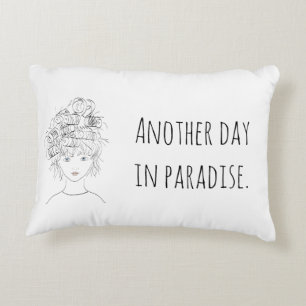 En annan dag i Paradise Pillow Prydnadskudde
