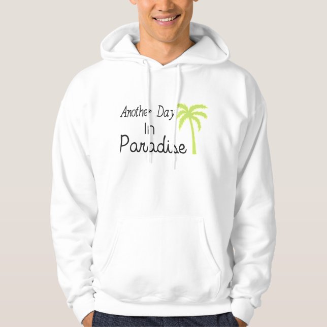 En annan dag i paradiset - citationstecken sweatshirt (Framsida)