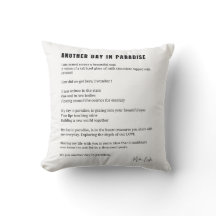 En annan dag i paradiset dikt svart vit