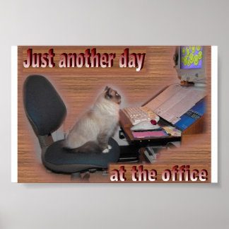 En annan dag på kontoret poster