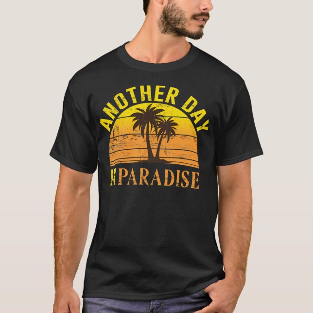En annan dag på paradiset t shirt (Framsida)