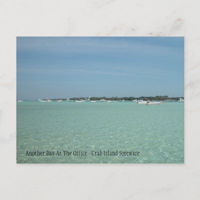 En annan dag vid byrån vykort (Framsida)