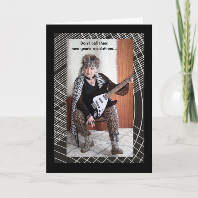 En annan definition av "nya årsresolutioner" kort (Framsida)