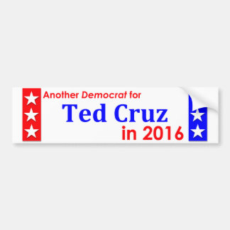 En annan demokrat för Ted Cruz 1016 Bildekal