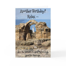 En annan födelsedag? Kort med Paphos antika ruine