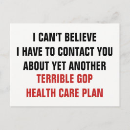 En annan fruktansvärd GOP-plan för hälso- och sjuk Vykort