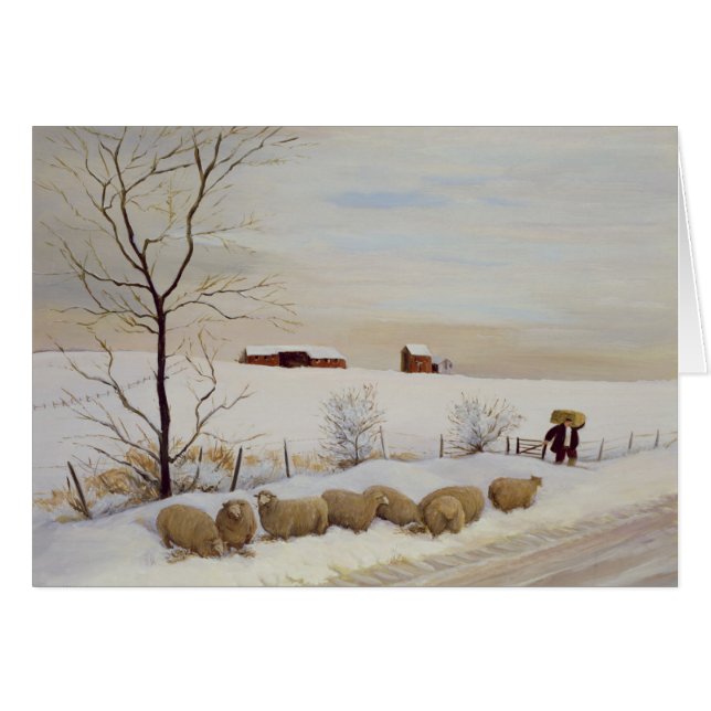 En annan hård vinter hälsningskort (Framsidan Horizontal)
