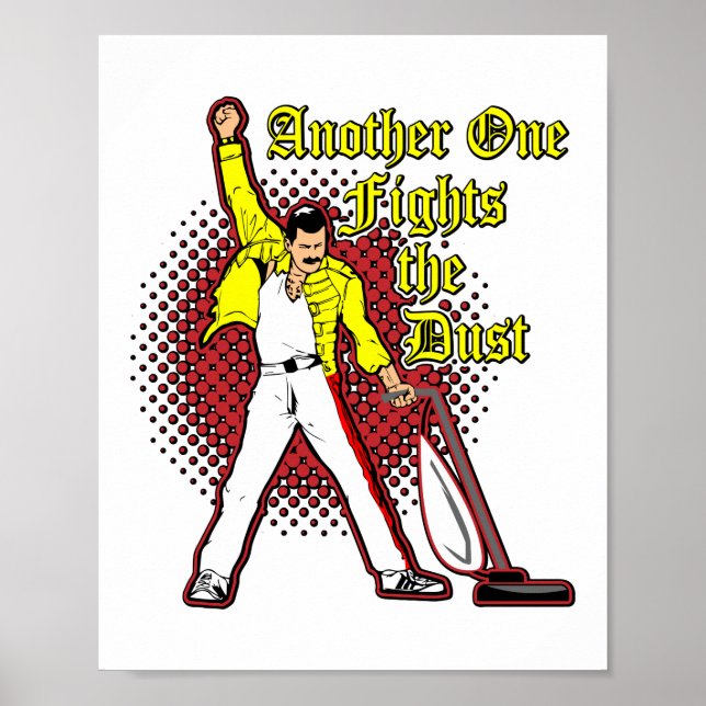 En annan kämpar mot dammsugningen Städning Poster (Framsidan)