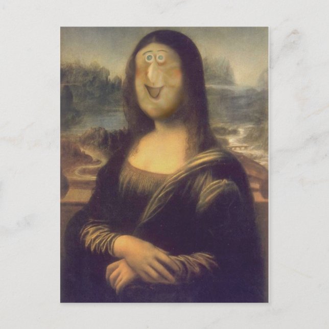 En annan Mona Lisa Vykort (Framsida)