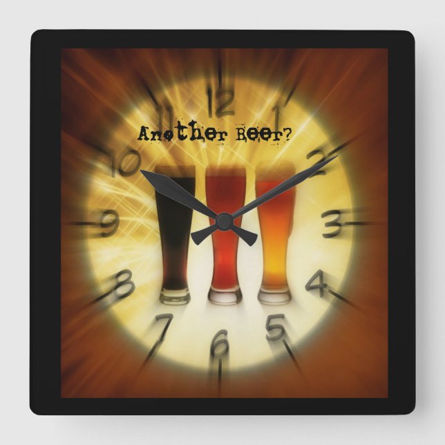 En annan öl fyrkantig klocka (Framsida)