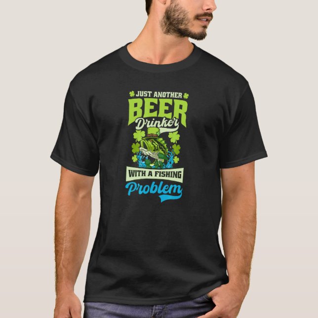 En annan ölförare St  Patricks fiske T Shirt (Framsida)