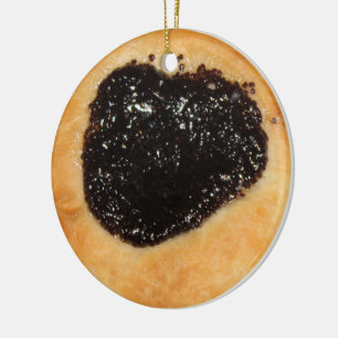 En annan Poppyseed Kolache-prydnadsämne Julgransprydnad Keramik
