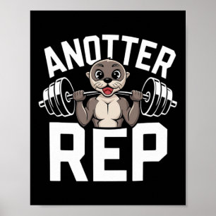 En annan repetition - Roljig kroppsbyggande utter Poster