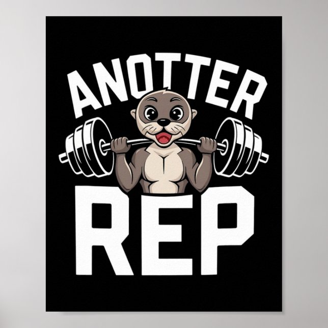 En annan repetition - Roljig kroppsbyggande utter  Poster (Framsidan)