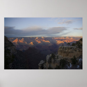 En annan solnedgång på grandet Canyon Poster
