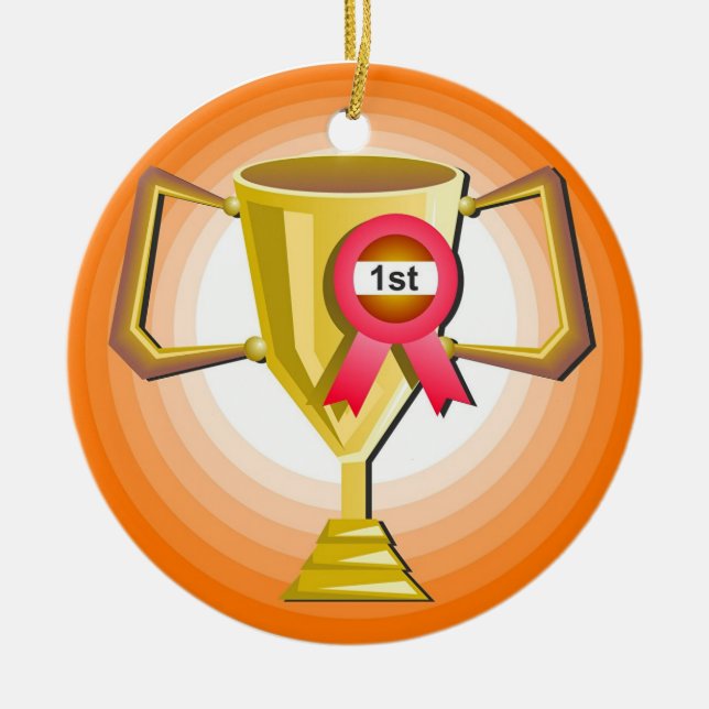 En annan trofé julgransprydnad keramik (Framsidan)