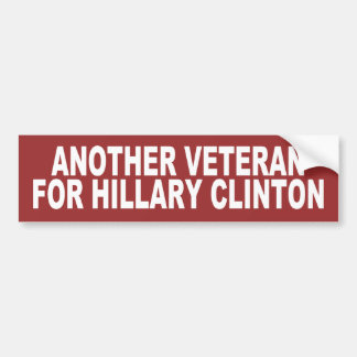 En annan veteran för Hillary Clinton 2016 Bildekal