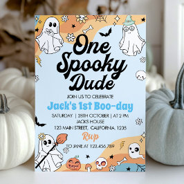 En annons från en taloky, Ghost Birthday Inbjudningar