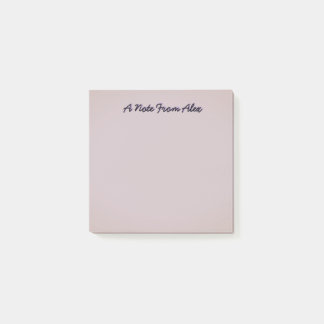 En anteckning från Alex Post-it Block